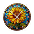 Sunflower Suncatcher Effect Clock